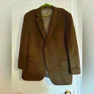 Arnold Brant Blazer Colombo Mink Cashmere Blend Mens Size 48 Regular Brown 2 Btn